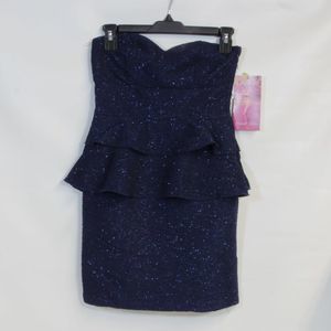 Emerald Sundae Club Navy Cocktail Mini Dress